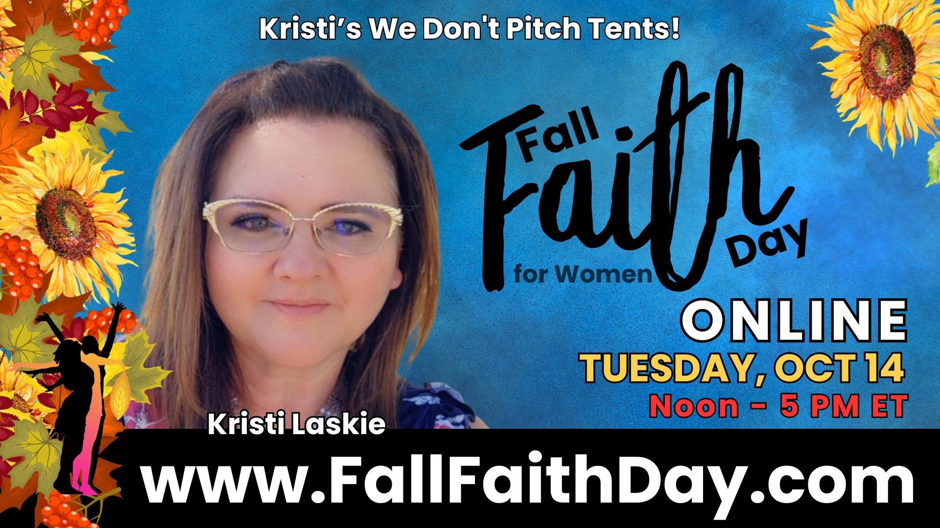 We Don't Pitch Tents!