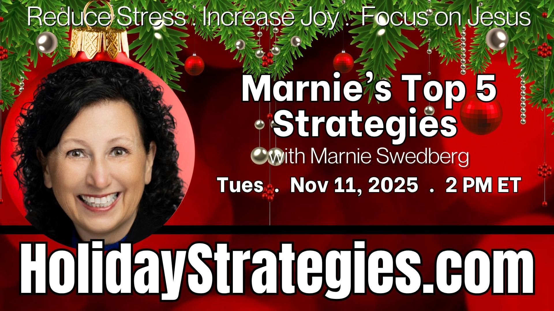 Opening Session with Marnie's Top 5 Holiday Strategies