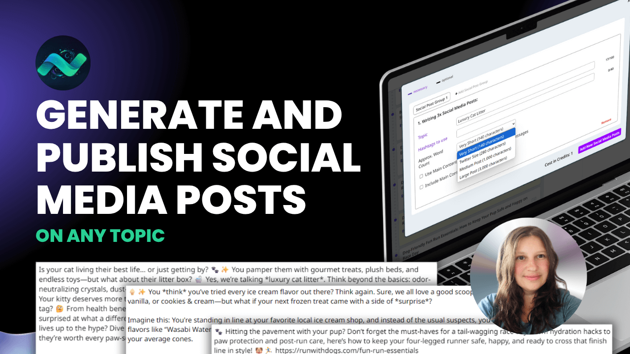 How to Generate and Publish Social Media Posts on Any Topic using Next Level Marketing AI