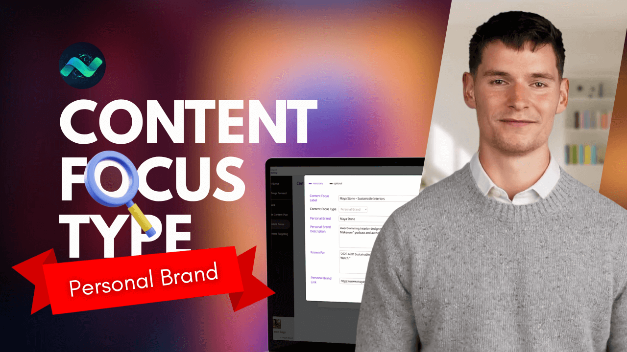 Build Your Personal Brand on Autopilot | Personal Brand Content Focus Demo