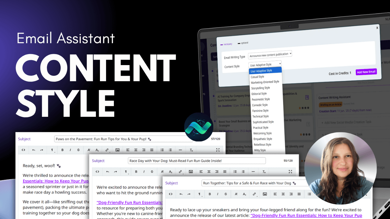 One Topic, 3 Tones.  Watch This AI Write the Same Email in 3  Different Styles