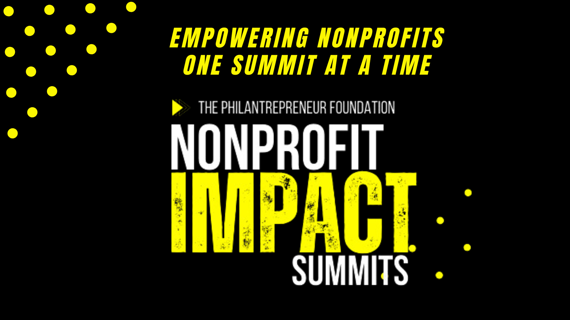Nonprofit Impact Summits Main Stage