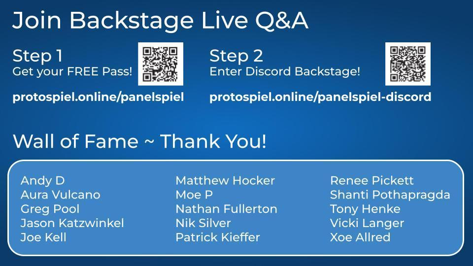 Join Panelspiel Online's Discord Backstage
