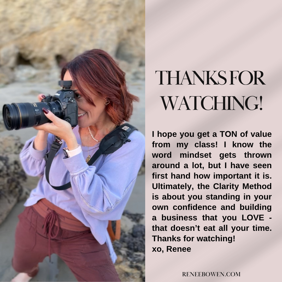 RENEE BOWEN THANKS