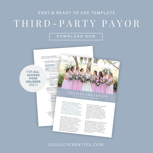 Third Party Payor Template