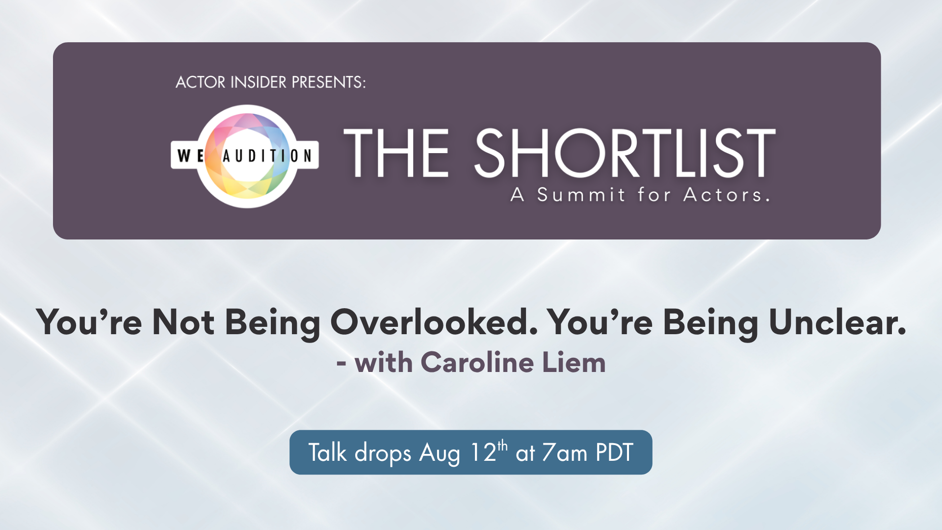 You’re Not Being Overlooked. You’re Being Unclear - with Caroline Liem
