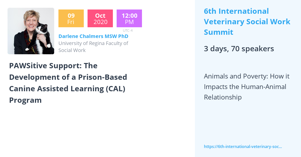 Kennel Programmatic Rwas PAWSitive Support: The Development of a Prison-Based Canine Assisted ...