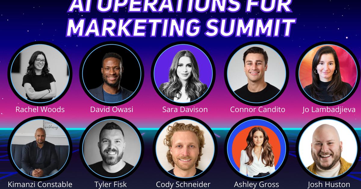 Speakers - The AI Operations For Marketing Series 2