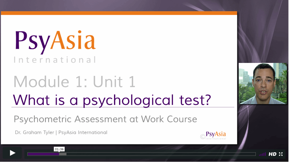 
                            Psychologist Supported Online Training in Psychometric Assessment
                        