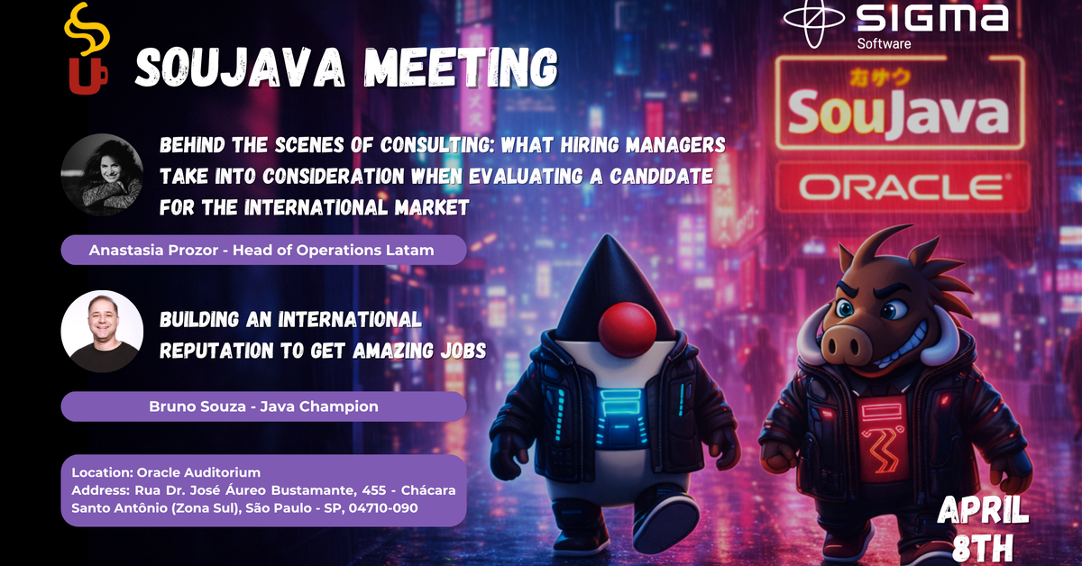 SouJava Meeting - April 2026