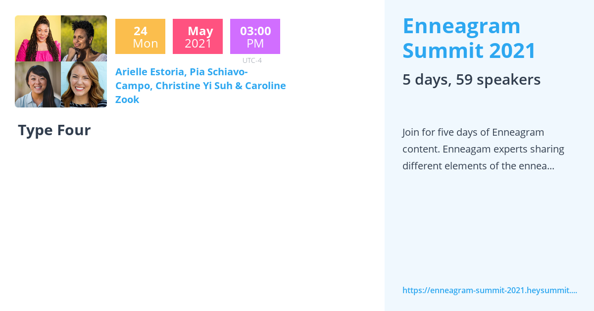 Arielle Estoria - Enneagram Summit 2021