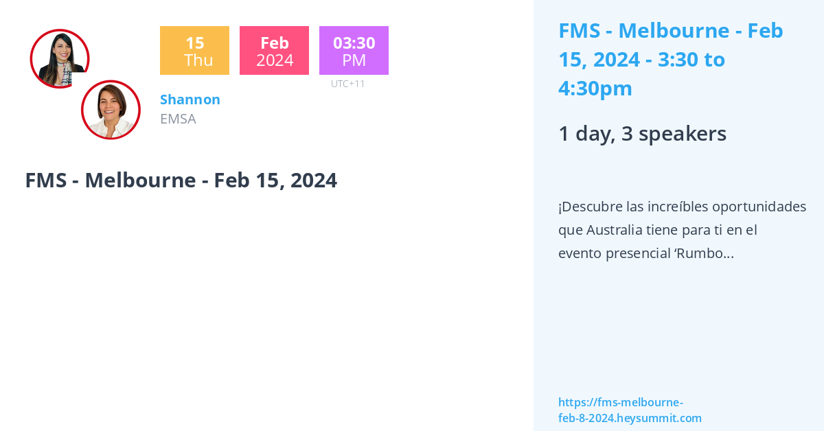 FMS - Melbourne - Feb 15, 2024