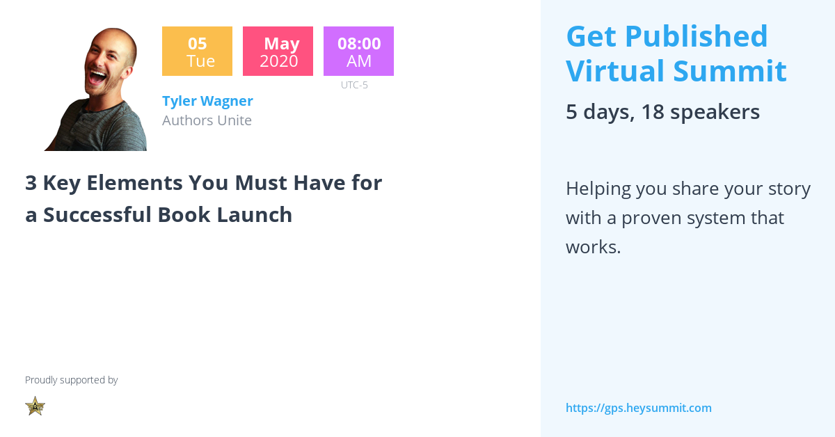 3 Key Elements You Must Have for a Successful Book Launch
