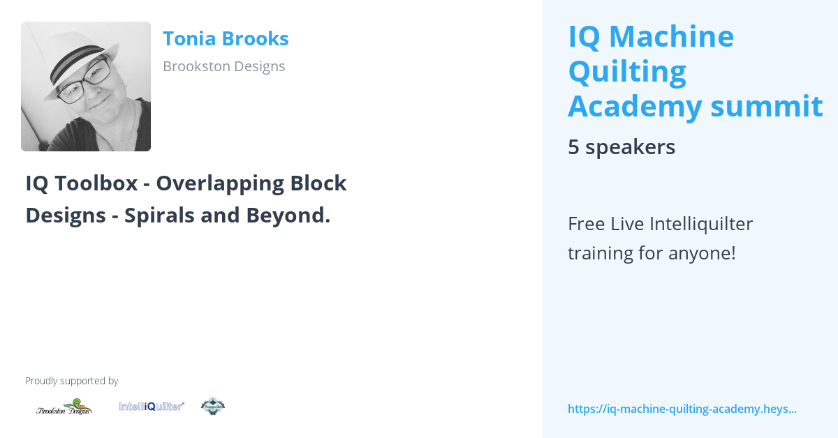 IQ Toolbox - Overlapping Block Designs - Spirals and Beyond.