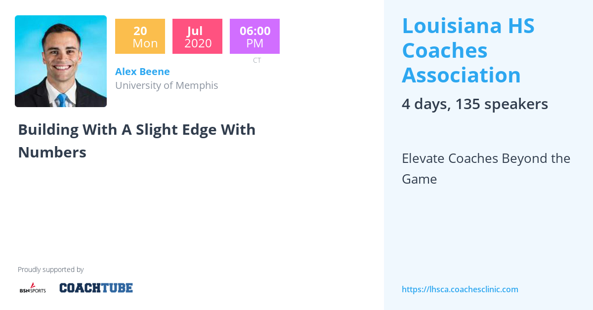 Alex Beene - Louisiana HS Coaches Association