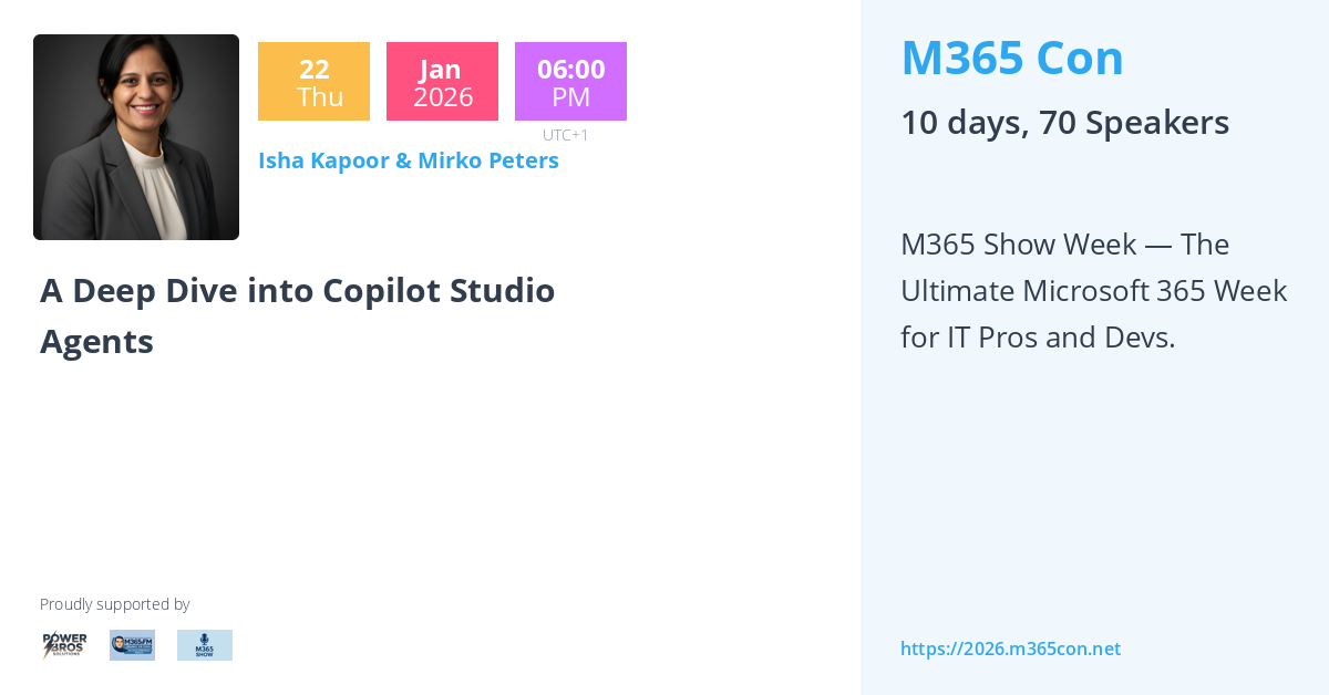 A Deep Dive into Copilot Studio Agents