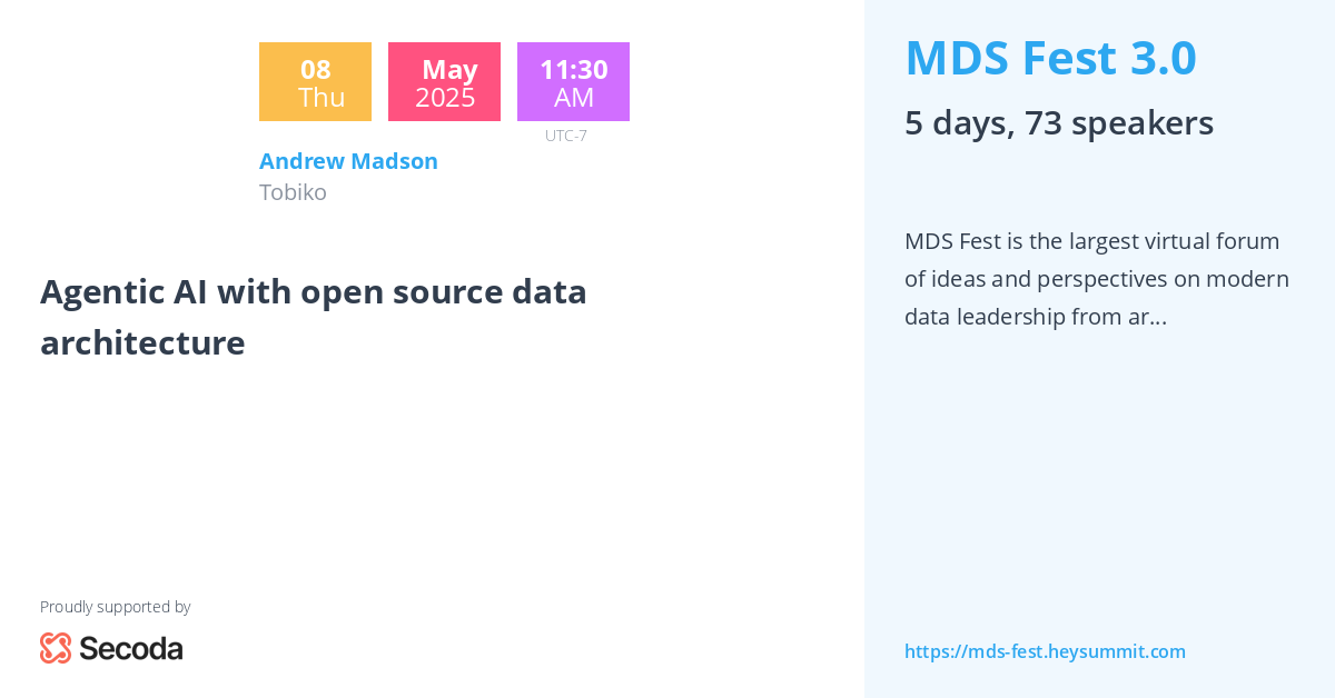Agentic AI With Open Source Data Architecture Agentic ai with open source data architecture