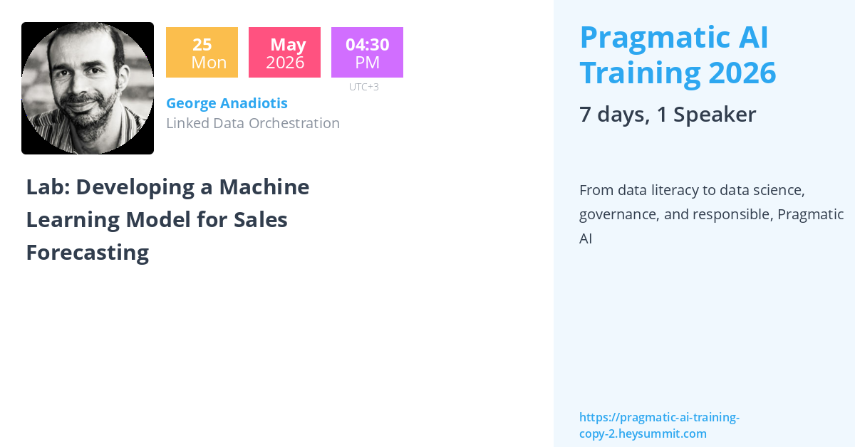 Lab: Developing a Machine Learning Model for Sales Forecasting