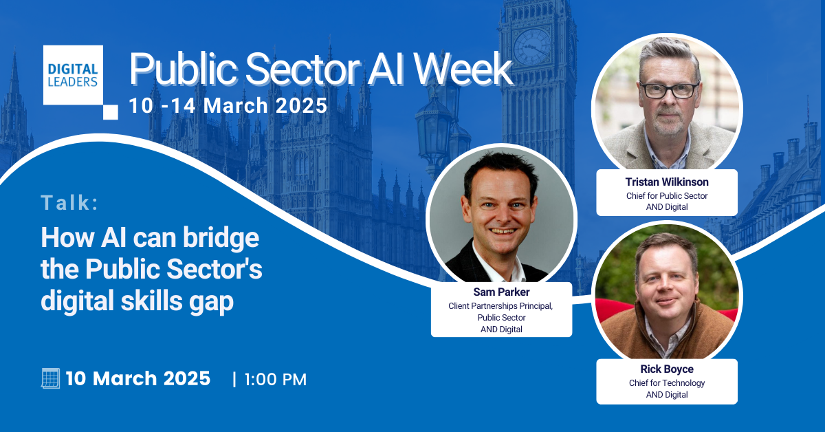 How AI can bridge the Public Sector's digital skills gap