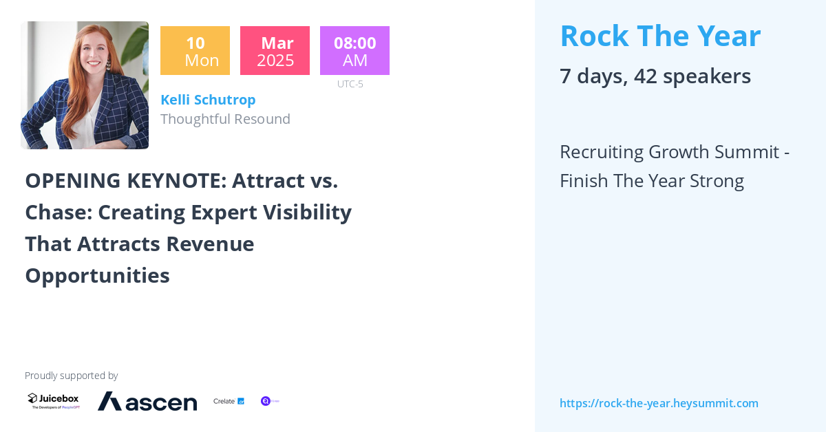 Kelli Schutrop - Rock The Year