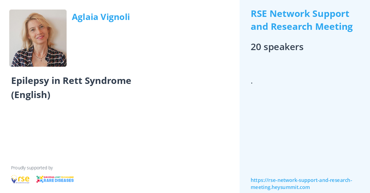 Epilepsy Rett Epilepsy in Rett Syndrome (English)