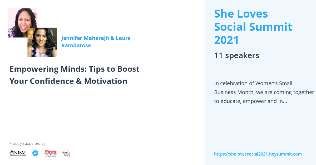 Laura Rambarose - She Loves Social Summit 2021