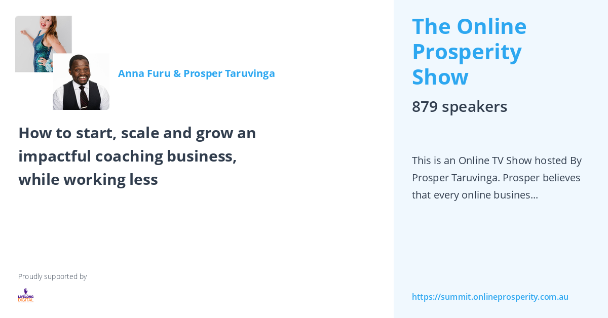 How to start, scale and grow an impactful coaching business, while ...