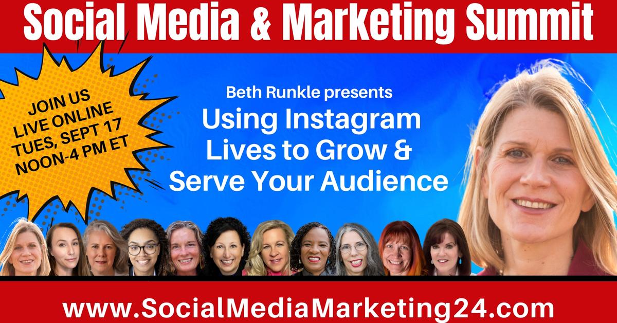 Beth Runkel Math Beth Runkle - 2024 Social Media Marketing Summit