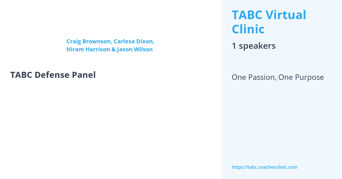 TABC Defense Panel