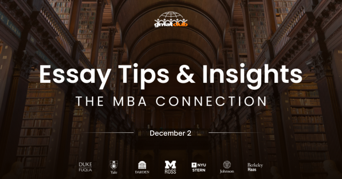 Speakers - The MBA Connection: Crafting Intentional Essays