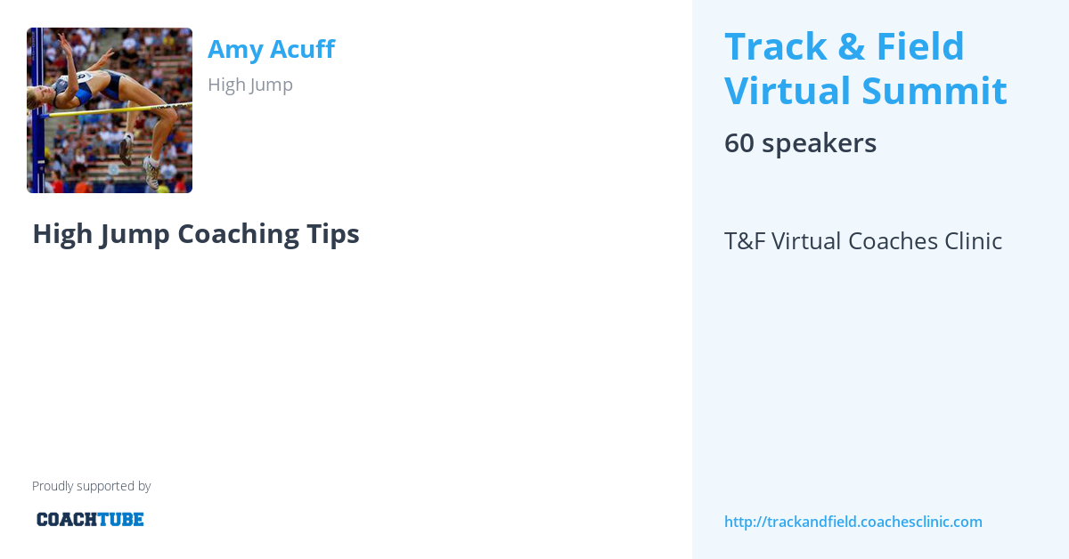 Amy Acuff - Track & Field Virtual Summit